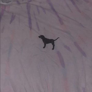 Pink VS tie dye sleep shirt